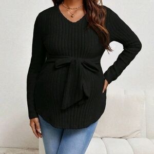 Black Maternity Sweater